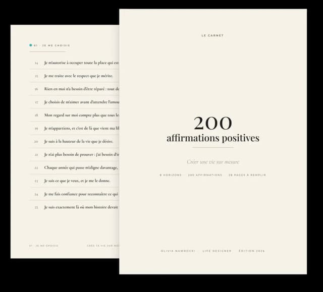 Le Carnet 200 affirmations