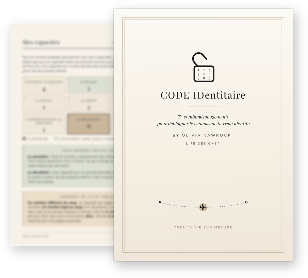 Le Code IDentitaire, ouvert sur deux pages